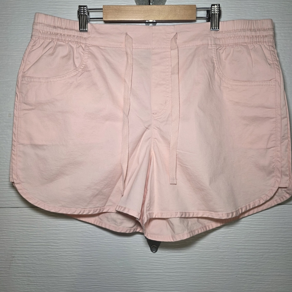 Eddie Bauer Women's Pale Pink Athletic Drawstring Shorts